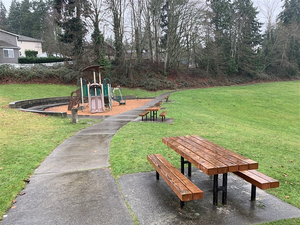 Spinney Homestead Park near Highlands in Kirkland, WA
